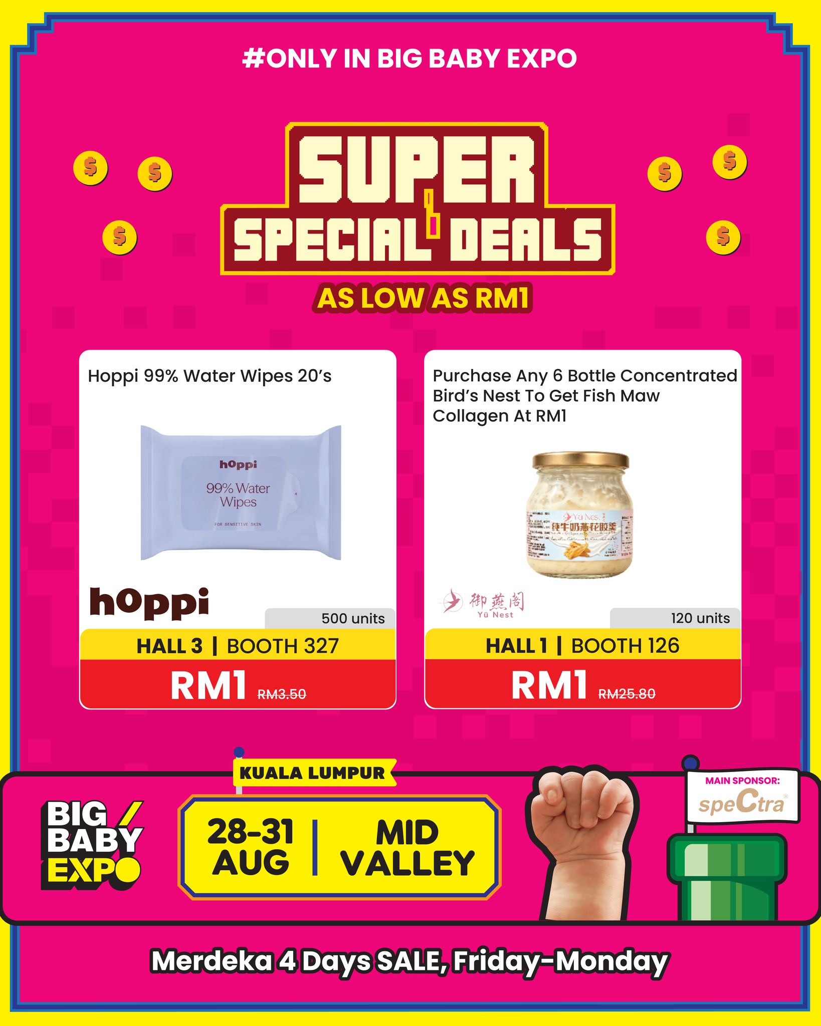BIG Baby Expo Facebook ad