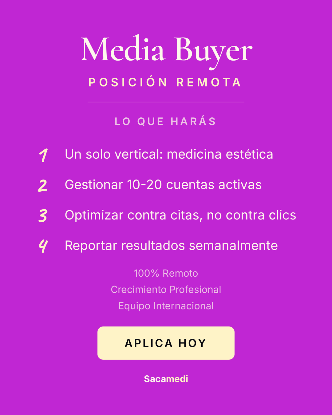 Sacamedi Facebook ad: Funnel Autosustentable - Más Pacientes Para Tu Clínica…