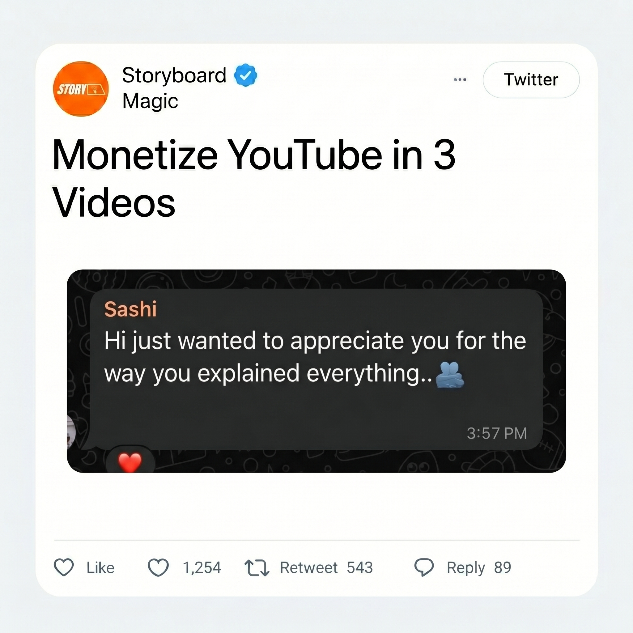 Storyboard Magic  Facebook ad
