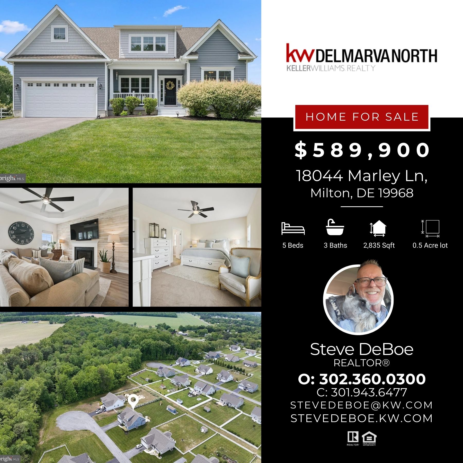 Steve DeBoe, Realtor Facebook ad: Welcome to 18044 Marley Lane, tucked away on…