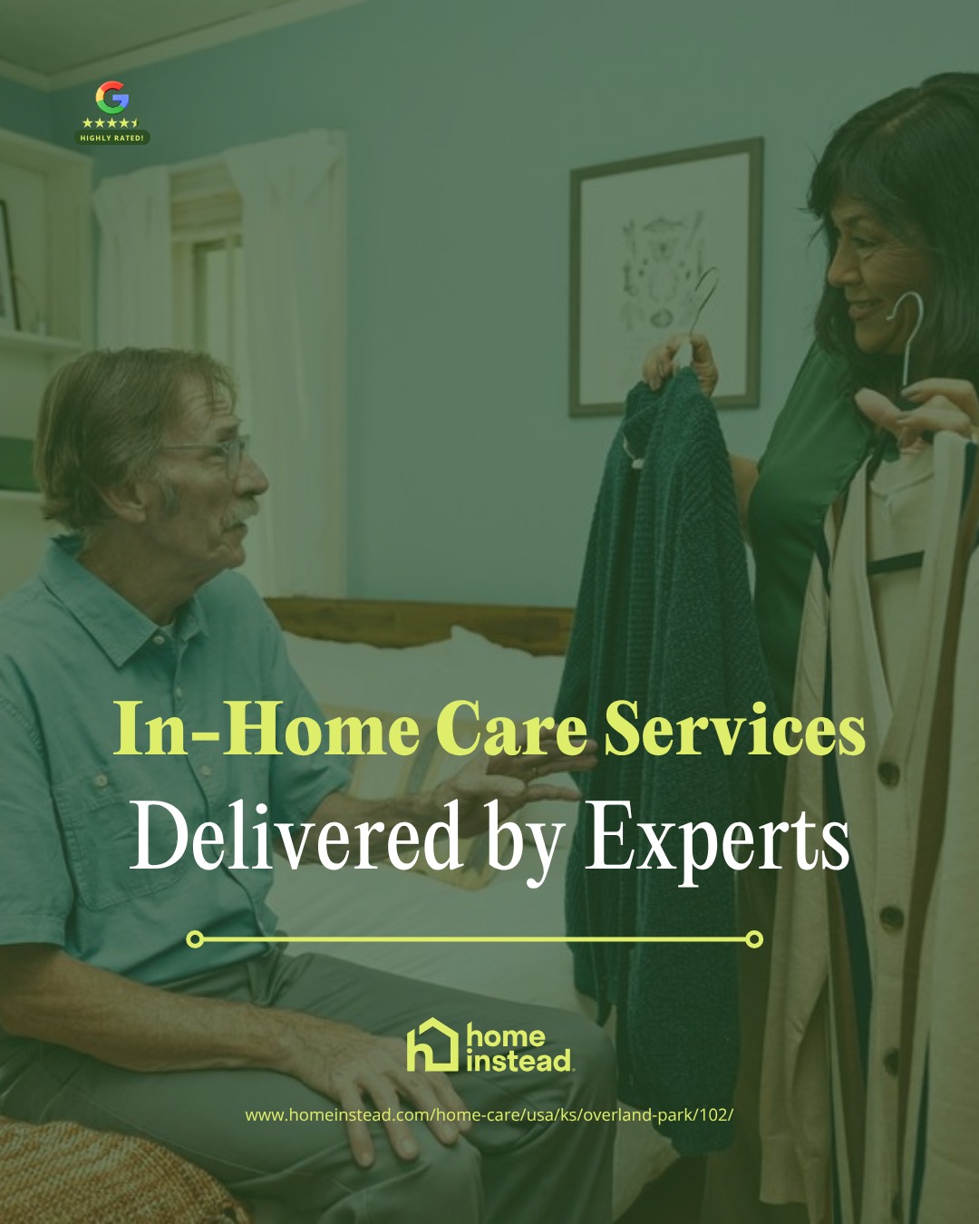 Home Instead Facebook ad: Experienced Elderly Home Senior Care Services in Overland…