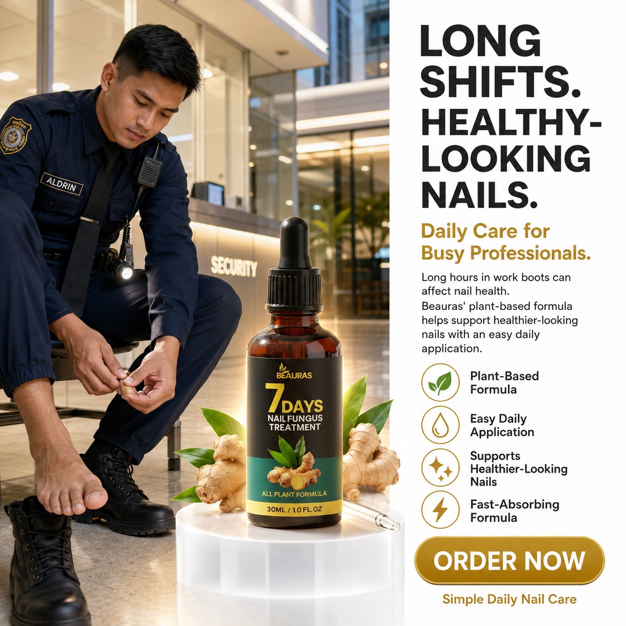 7 days Nail Fungus Treatment Oil Facebook ad