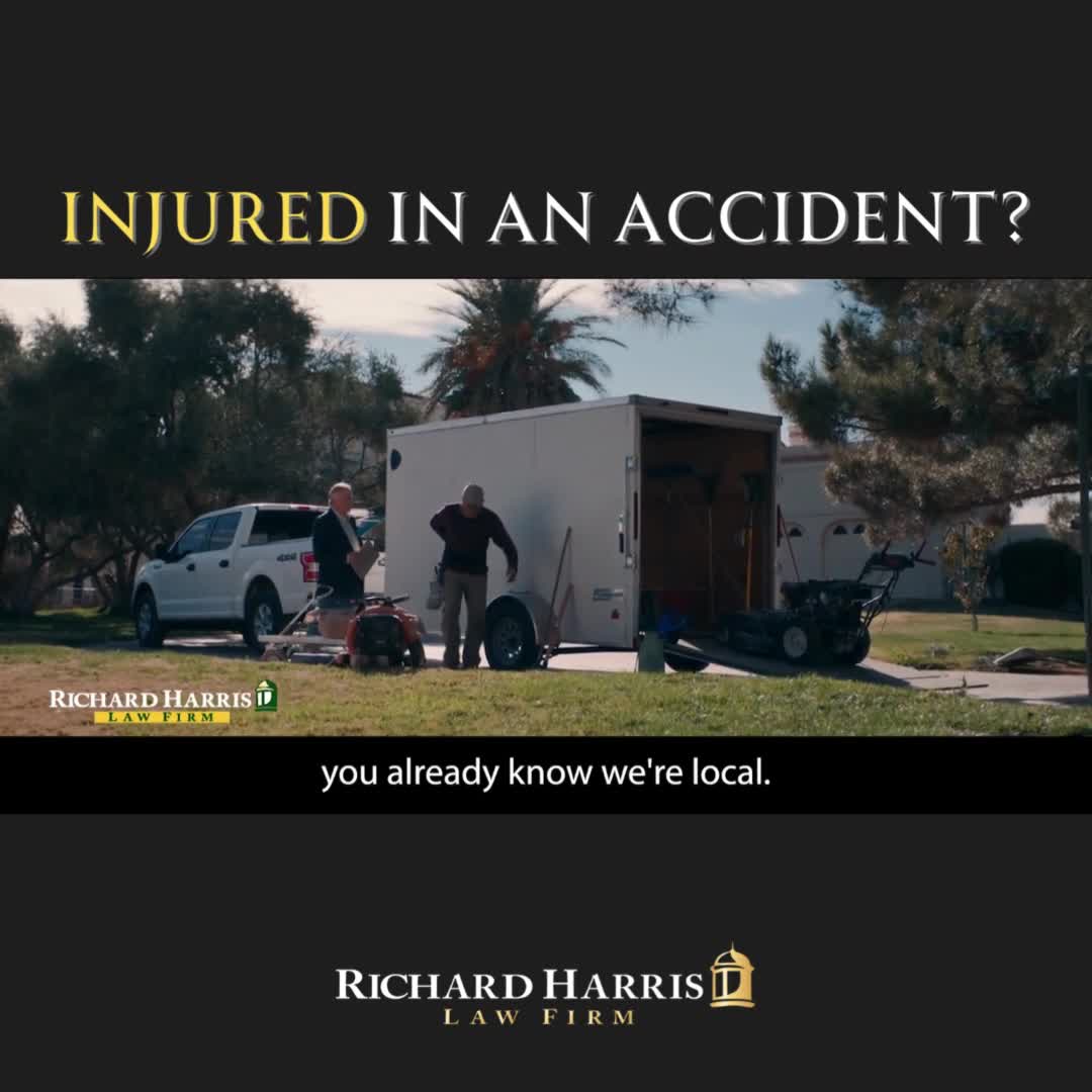Richard Harris Law Firm Facebook ad from May 9, 2025