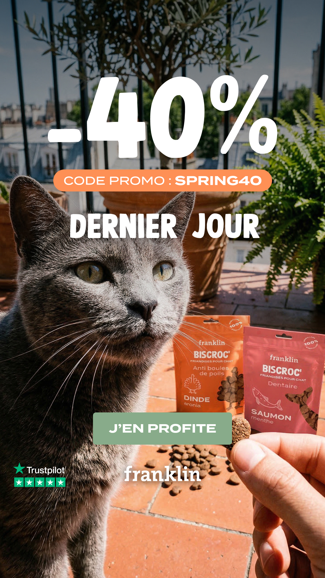 Franklin Pet Food Facebook ad