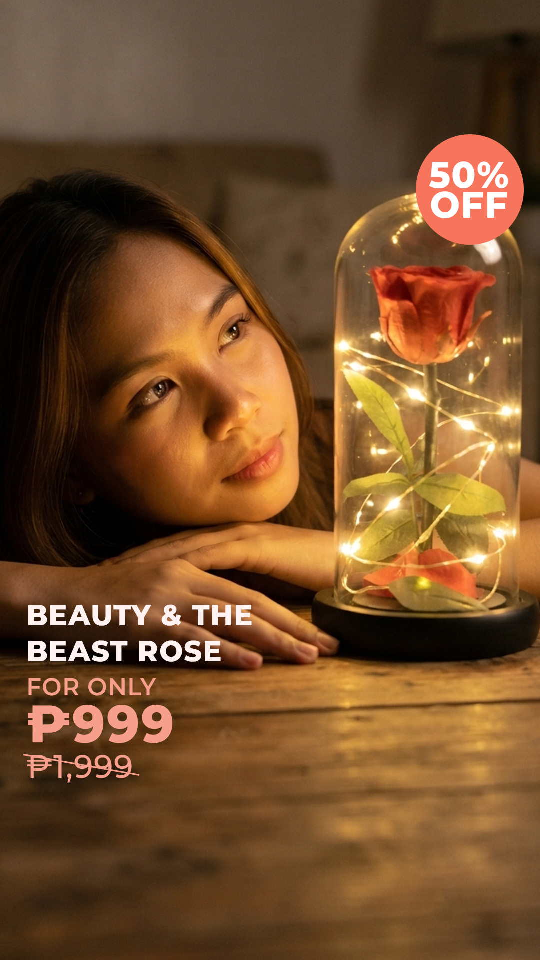 FlowerStore.ph Facebook ad: With FREE Same-Day Delivery!
