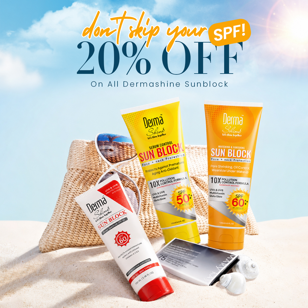 Derma Shine Facebook ad