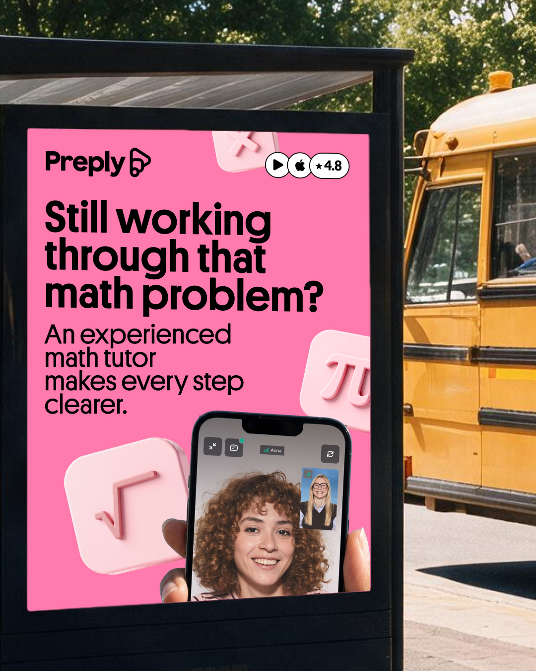 Preply Facebook ad