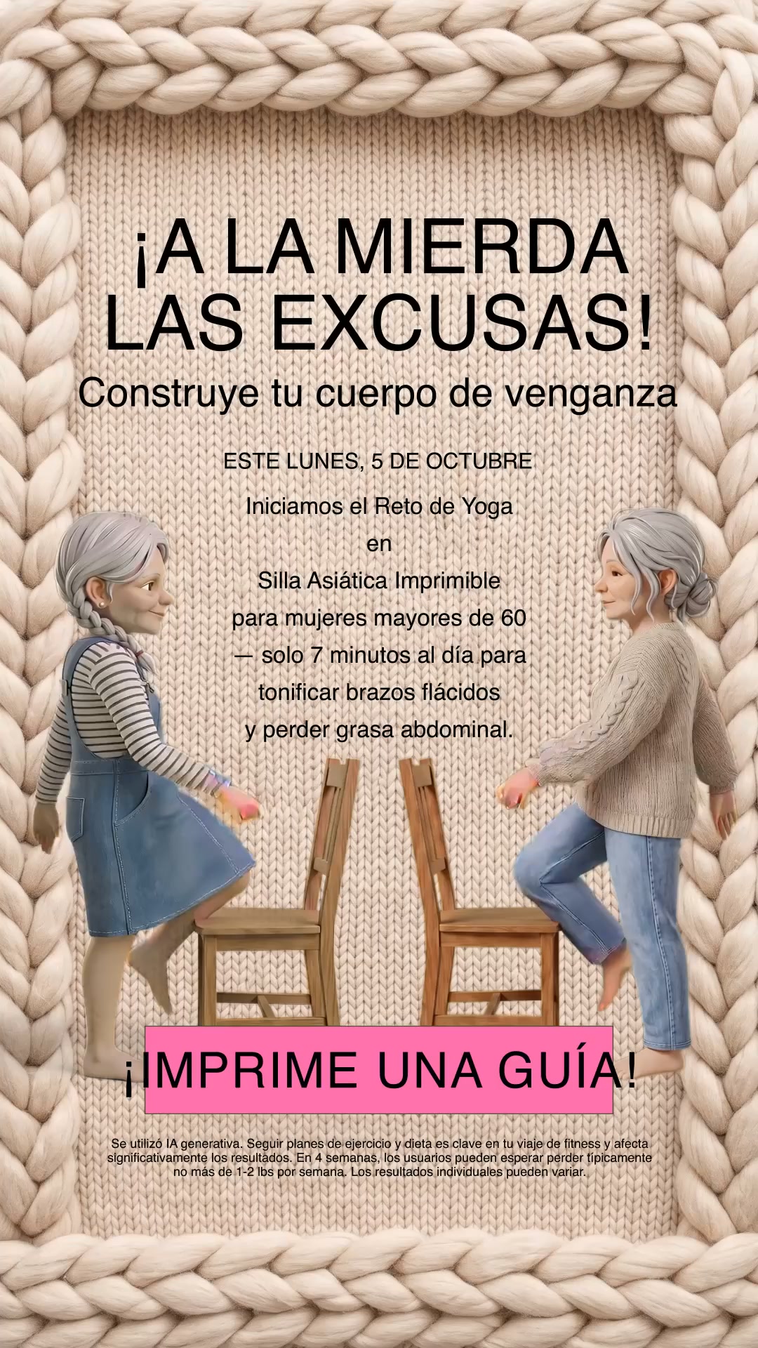 Lori Fitness Facebook ad: ¡Siéntete más fuerte, con más energía y activa…