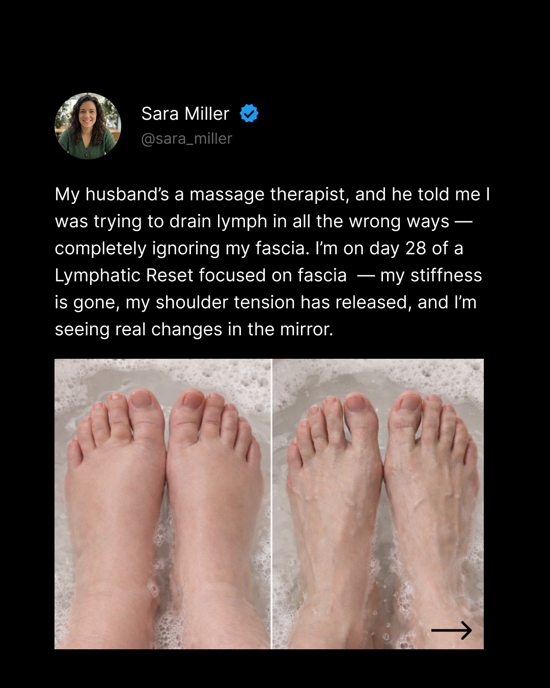 Sarah Miller Facebook ad