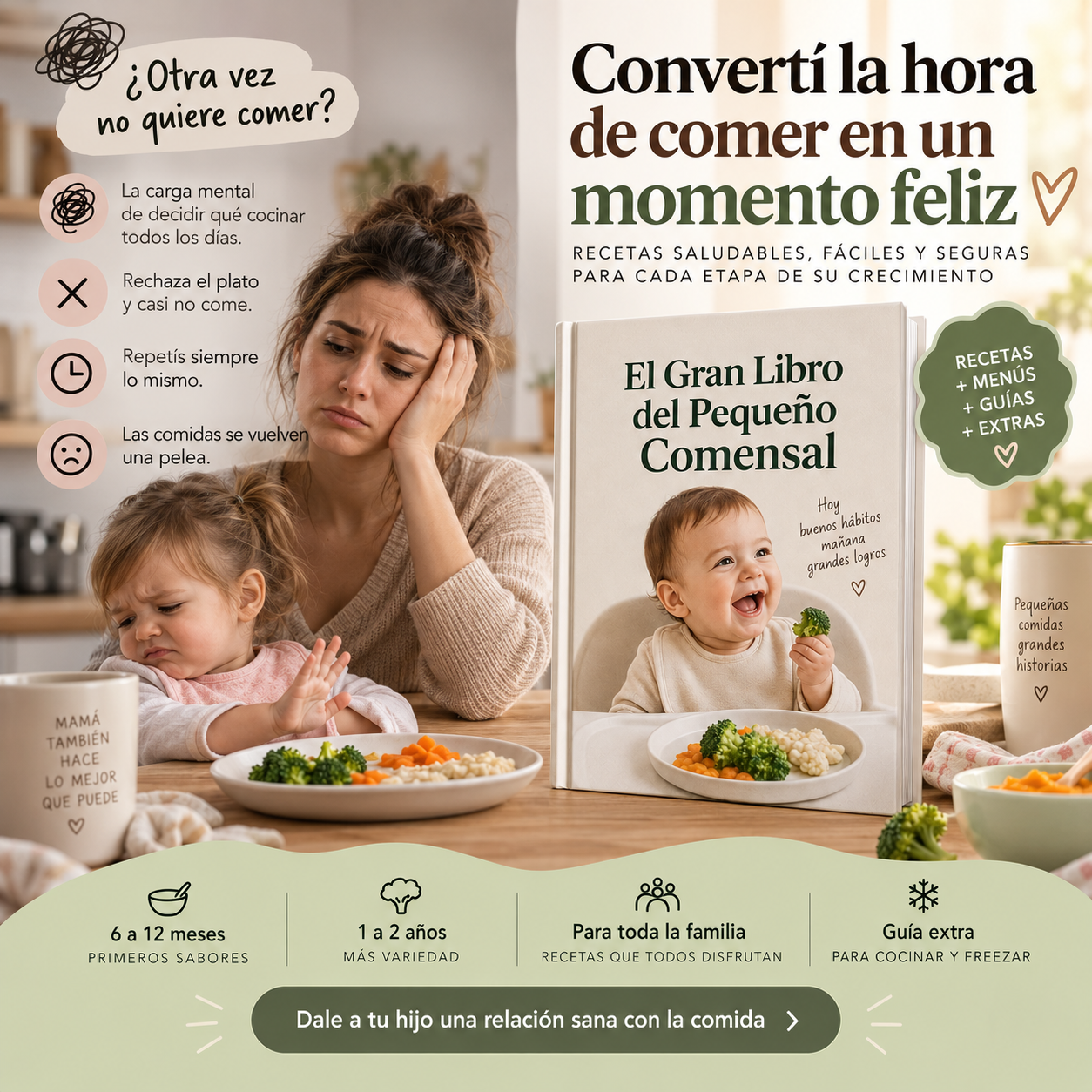 Peque Mundo Facebook ad: El Gran Libro del Pequeño Comensal