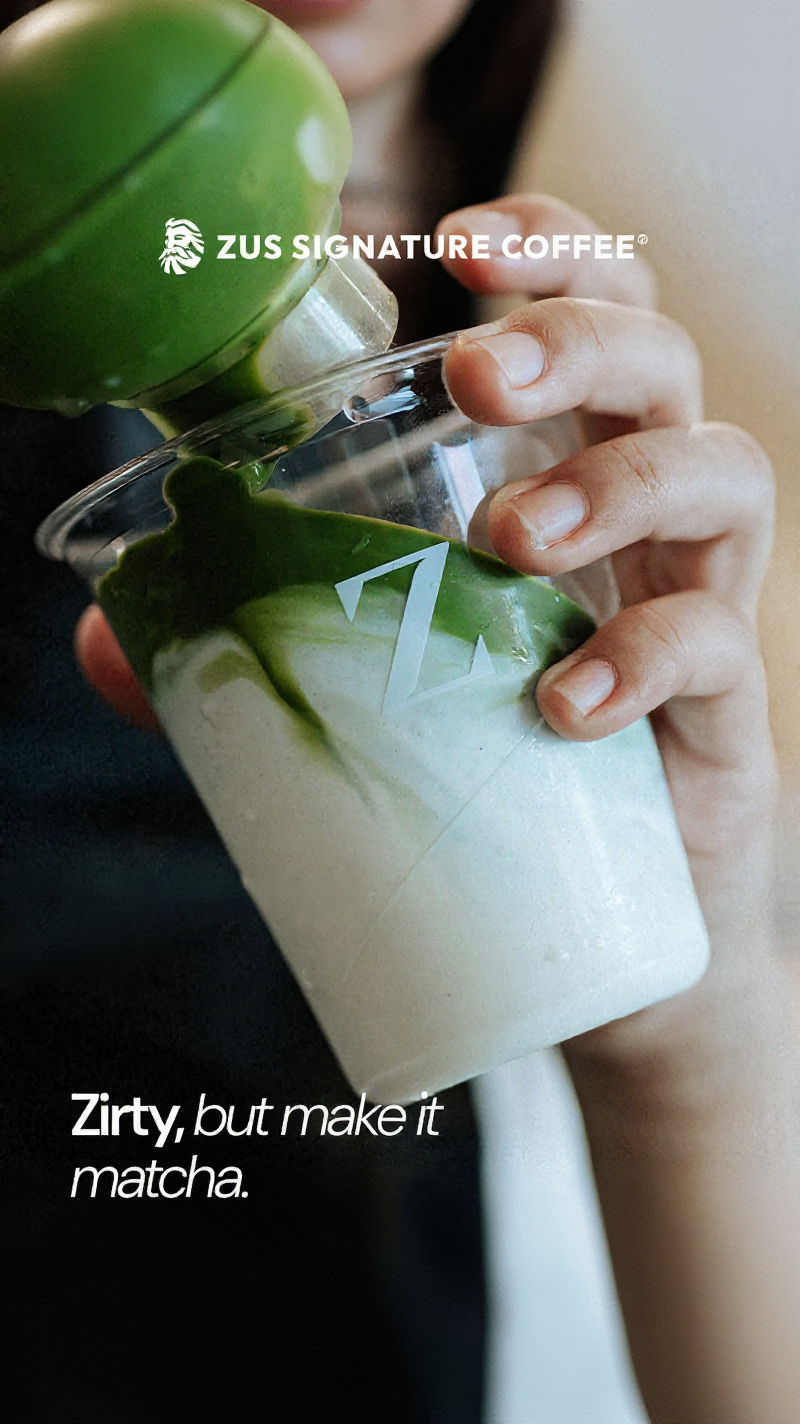 ZUS Signature Coffee Facebook ad from Jul 27, 2026