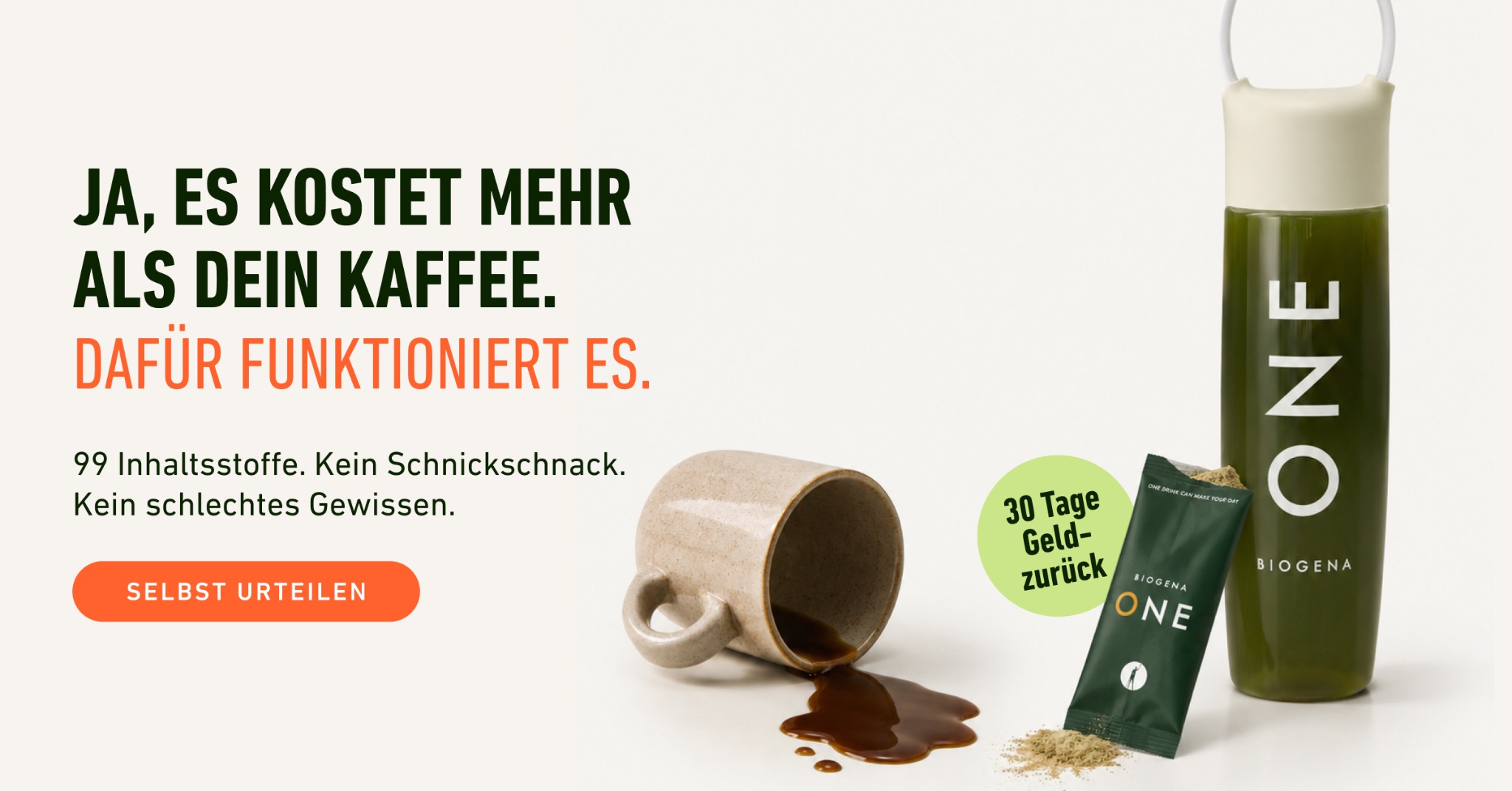 BIOGENA ONE Facebook ad