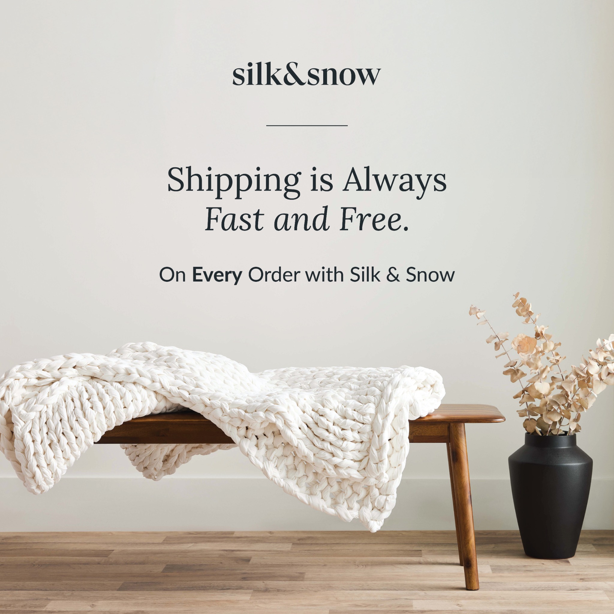 Silk and Snow Facebook ad