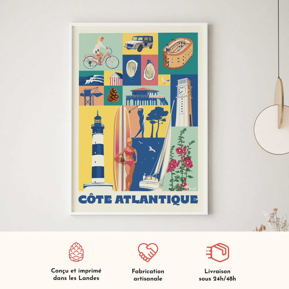 Marcel Travel Posters Facebook ad