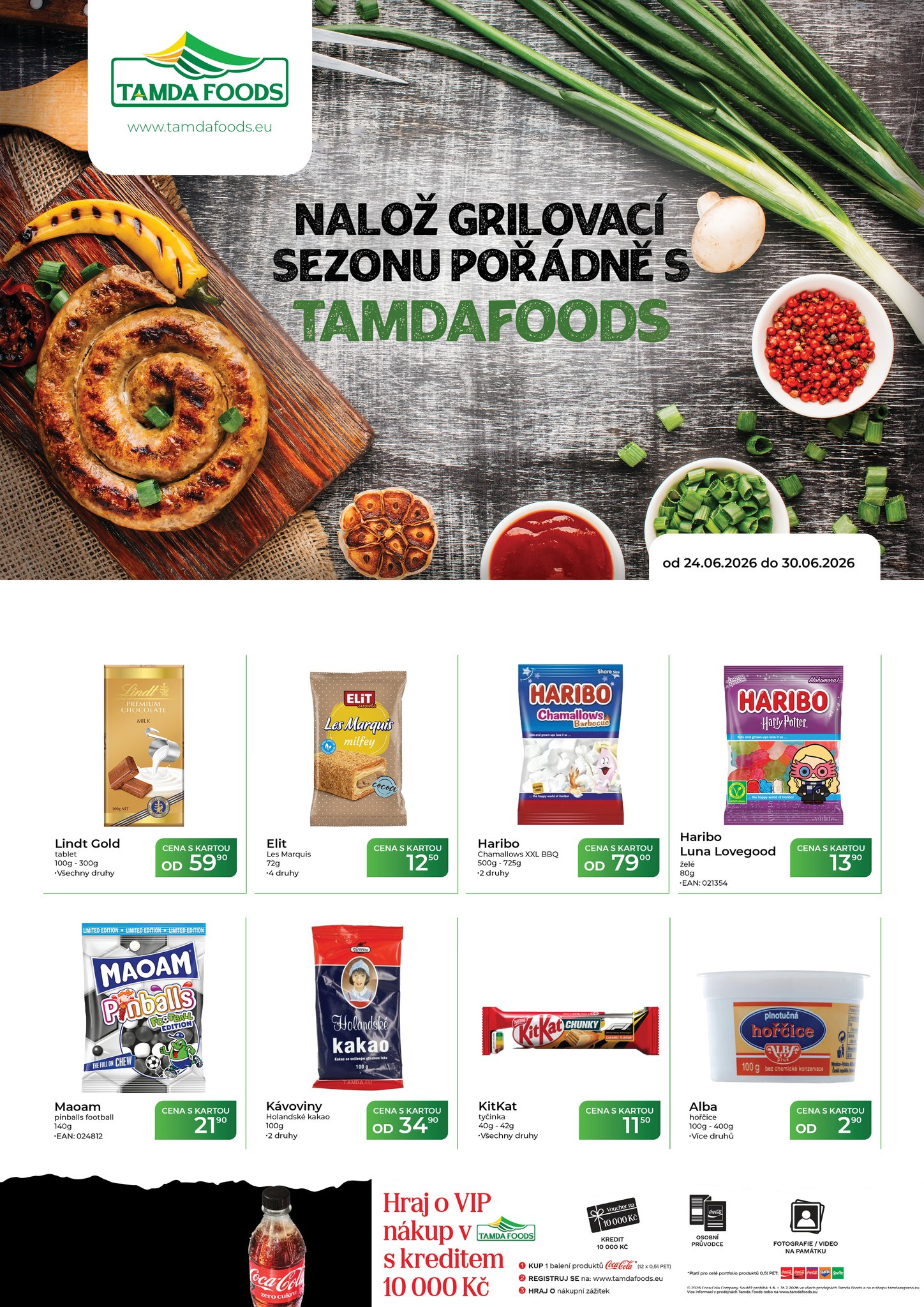 TAMDA FOODS Facebook ad: Objevte skvělé slevy na vaše oblíbené produkty!