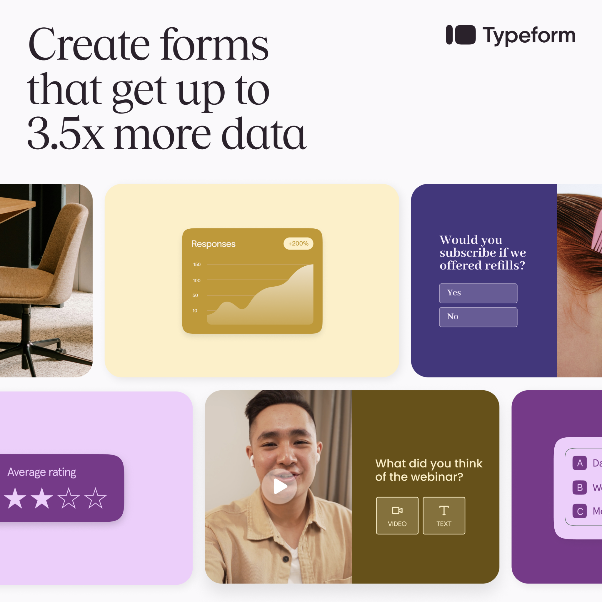 Typeform Facebook ad