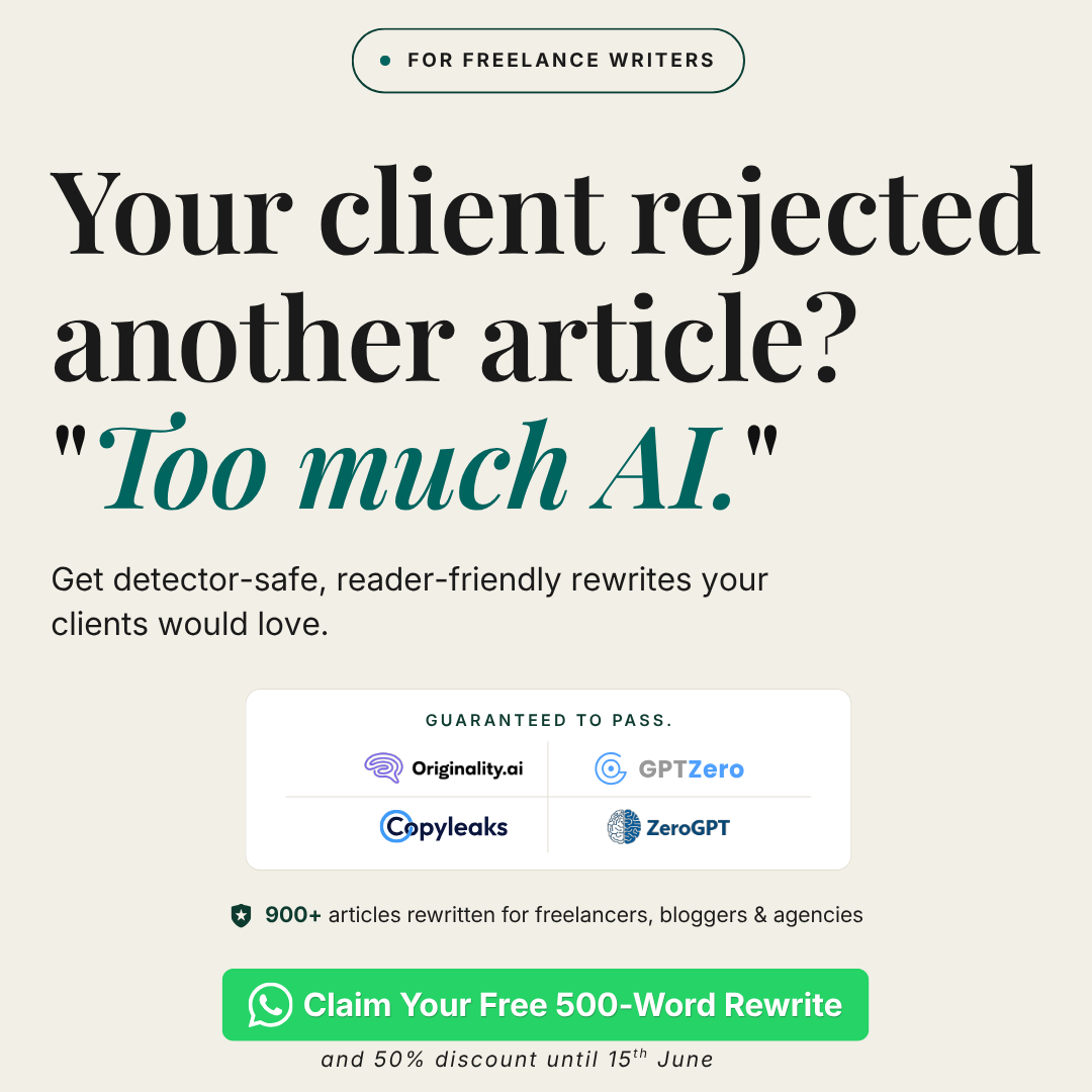 Crafted Authors Facebook ad: Try Us Free.