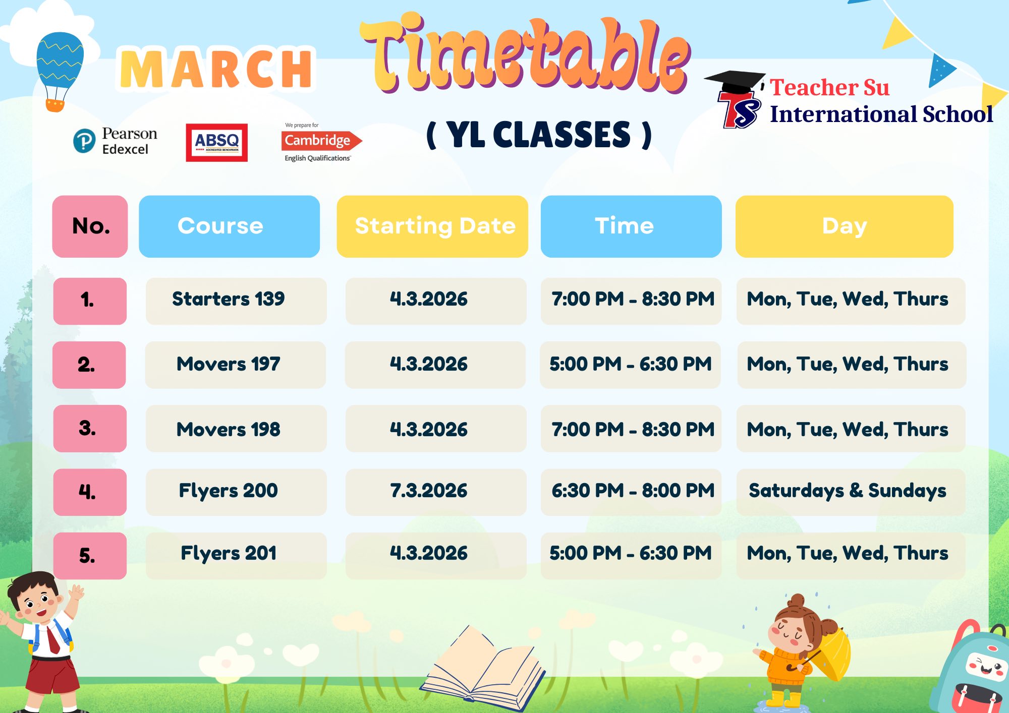 Teacher Su Facebook ad