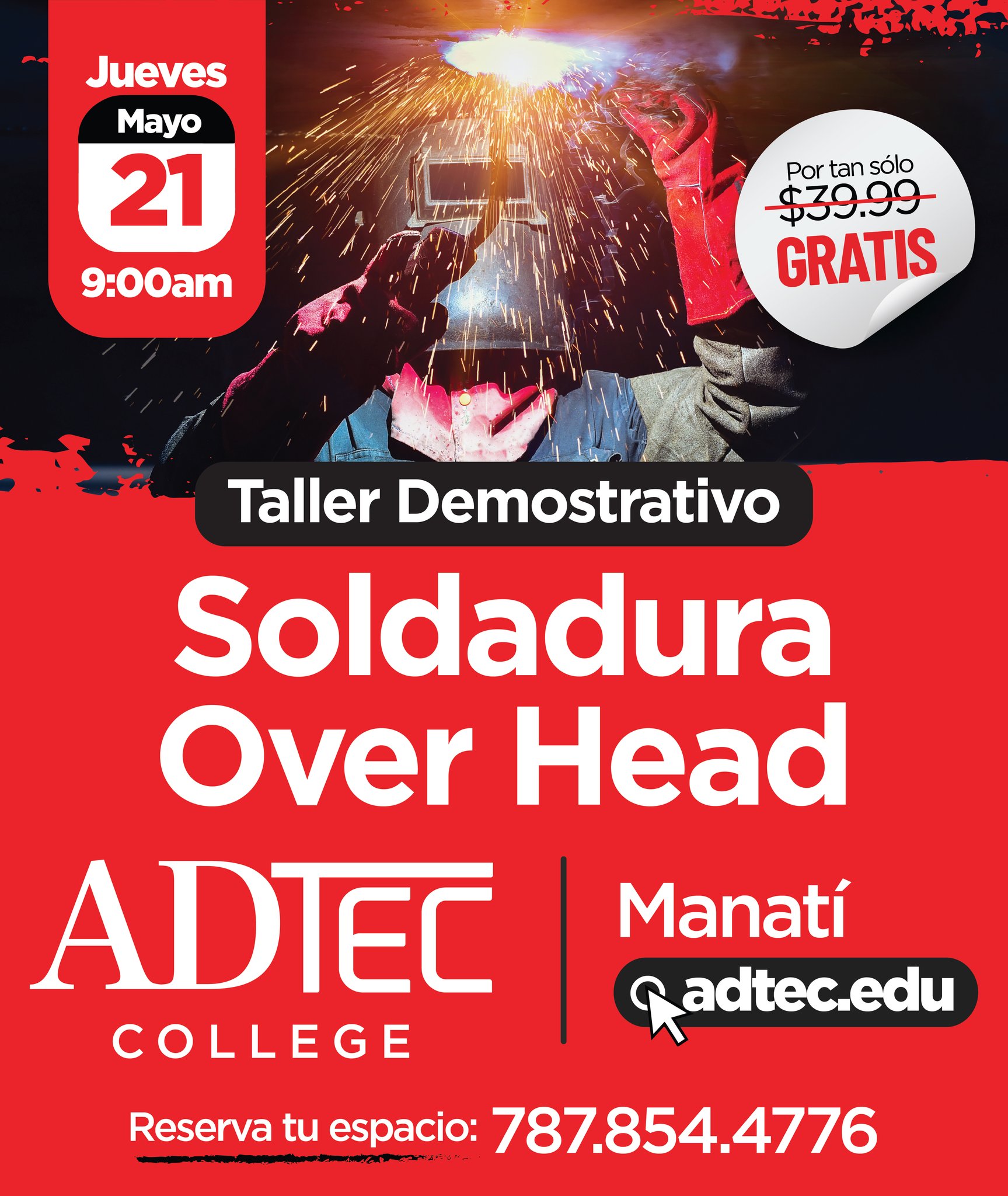 Adtec College Facebook ad