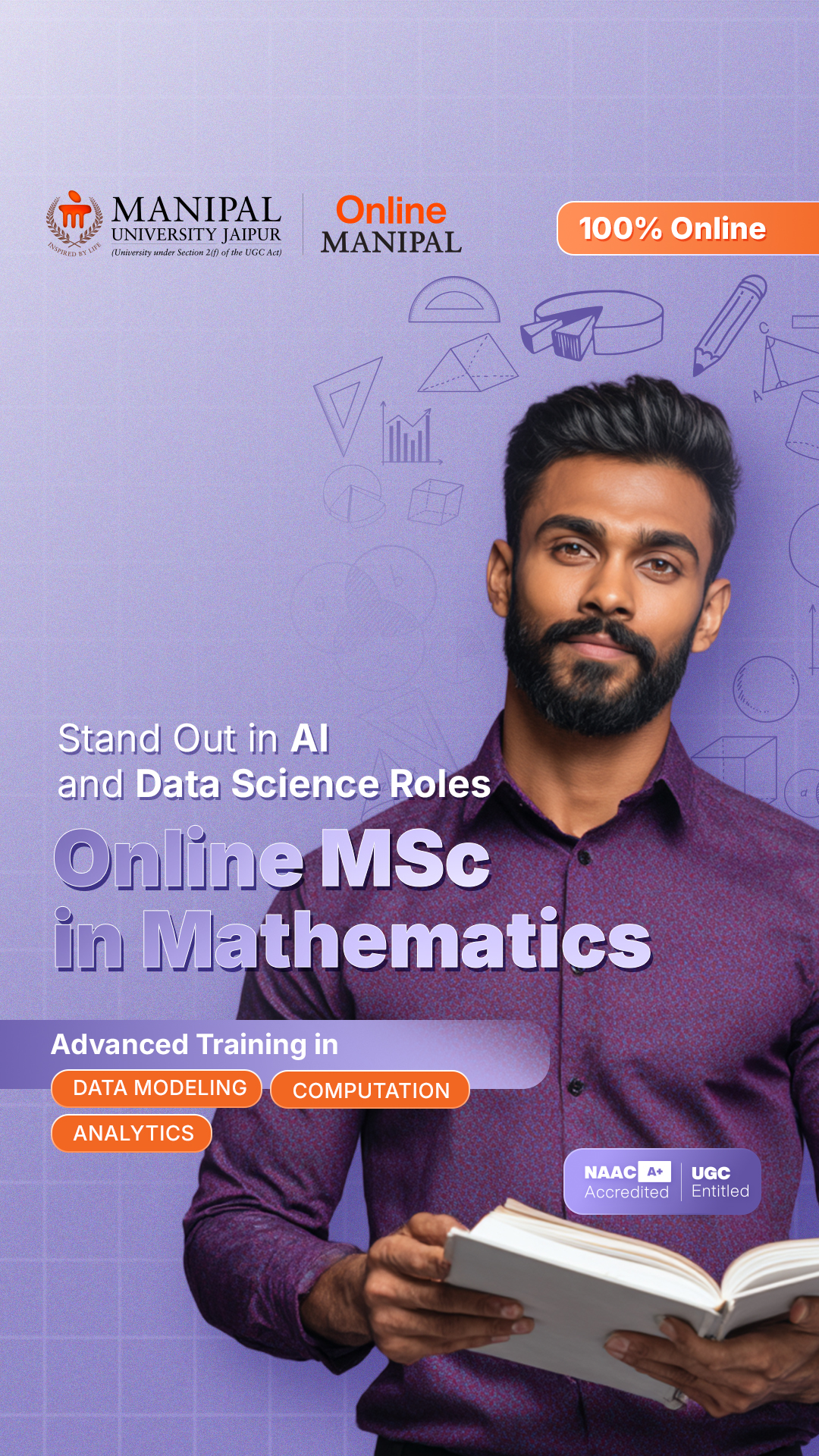 Manipal University Jaipur Online Facebook ad