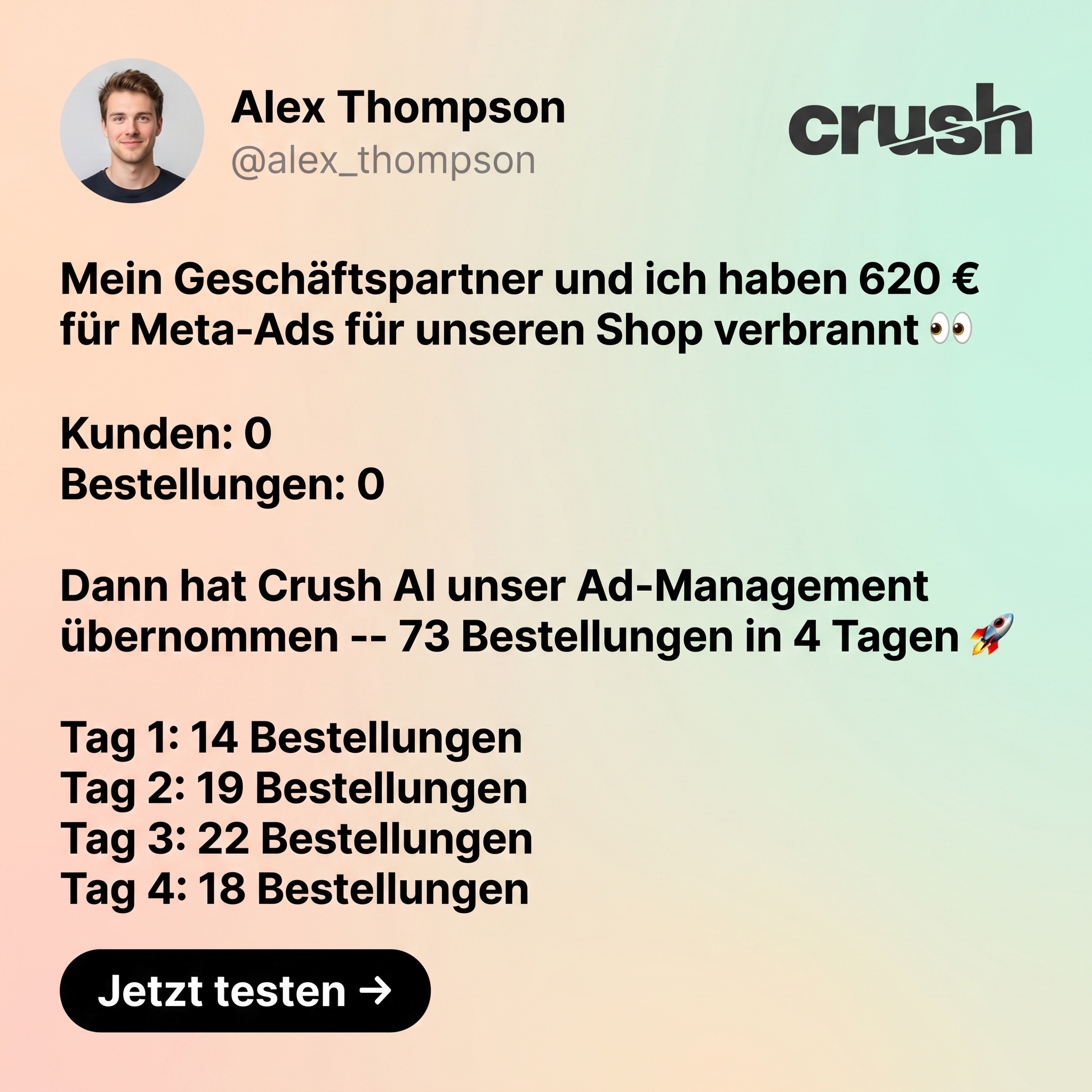 trycrush.ai Facebook ad