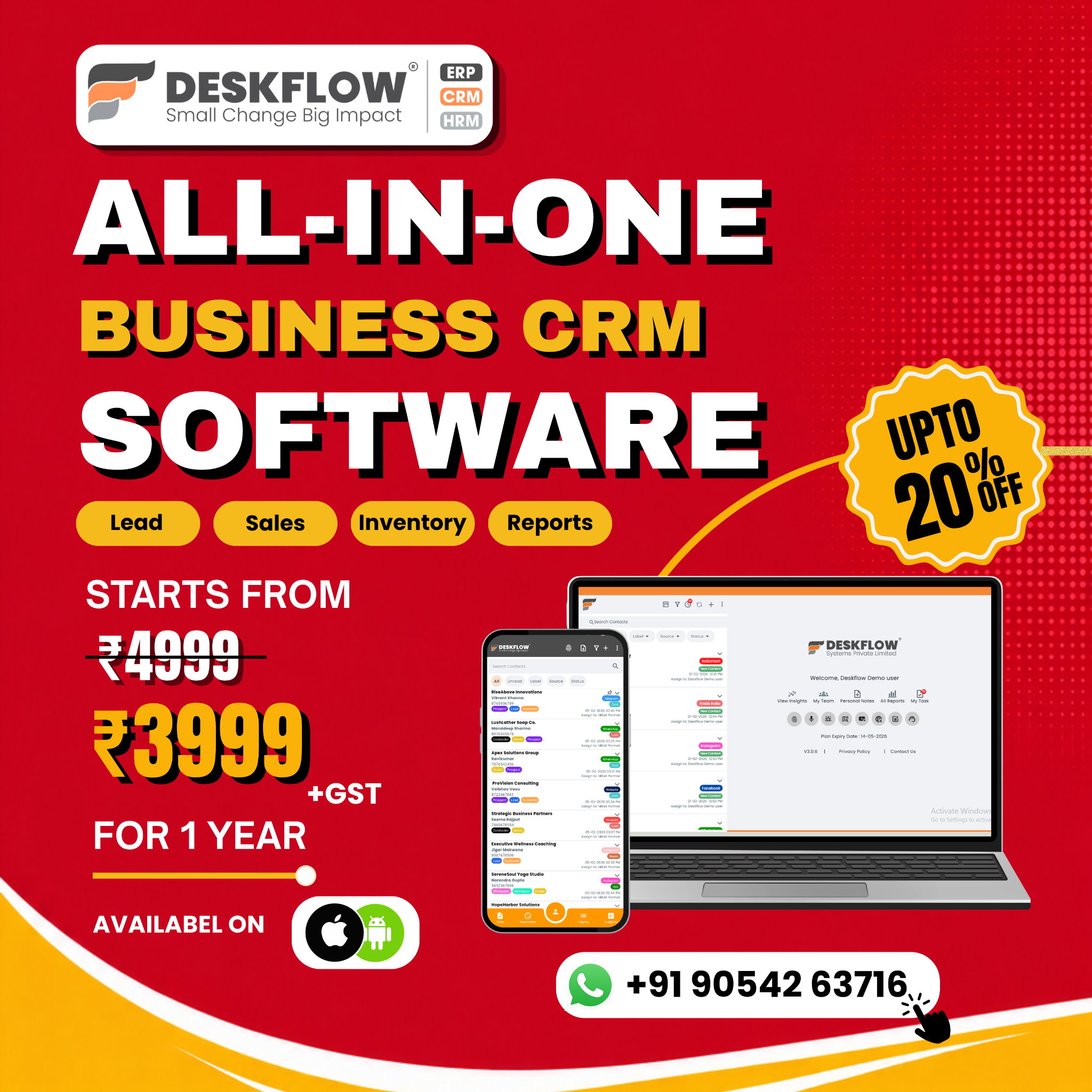 Deskflow Systems Pvt. Ltd. Facebook ad