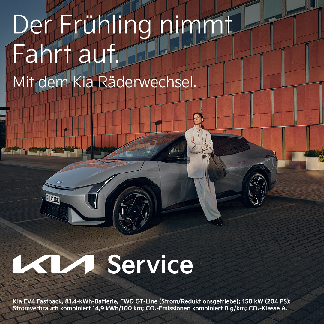 Tretter Automobile Facebook ad: Kia Räderwechsel Frühjahr 2026