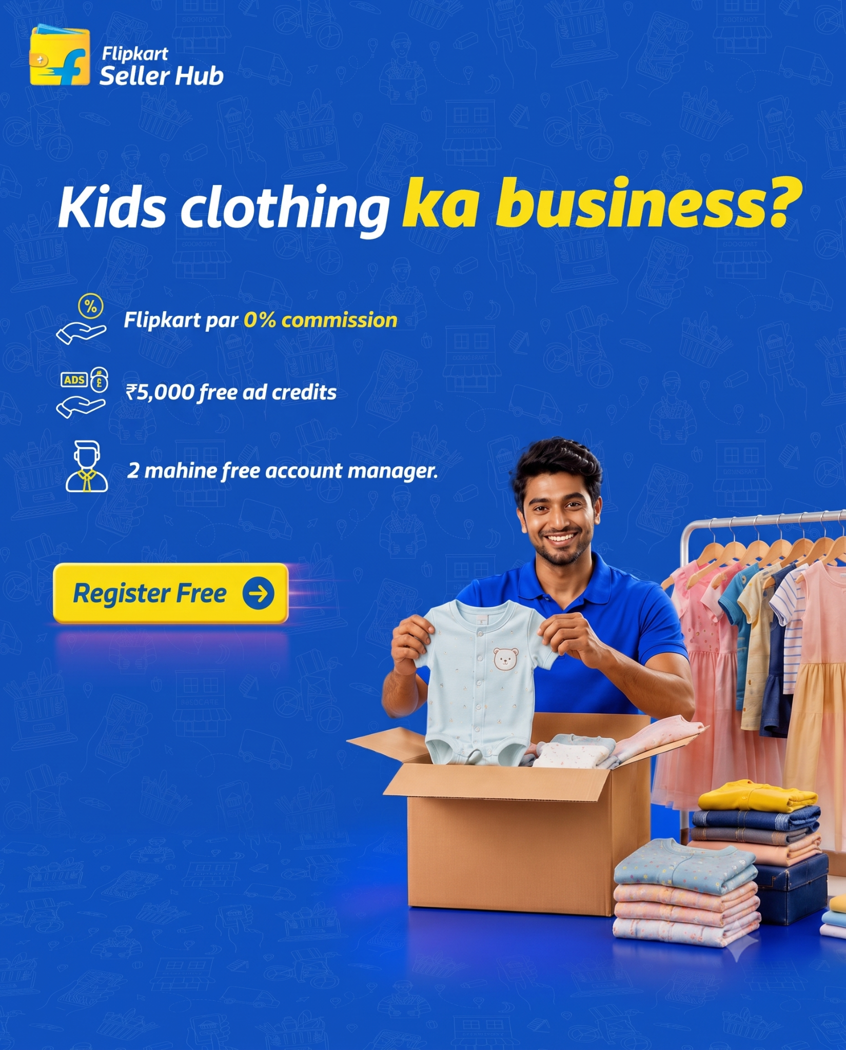 Flipkart Seller Hub Facebook ad