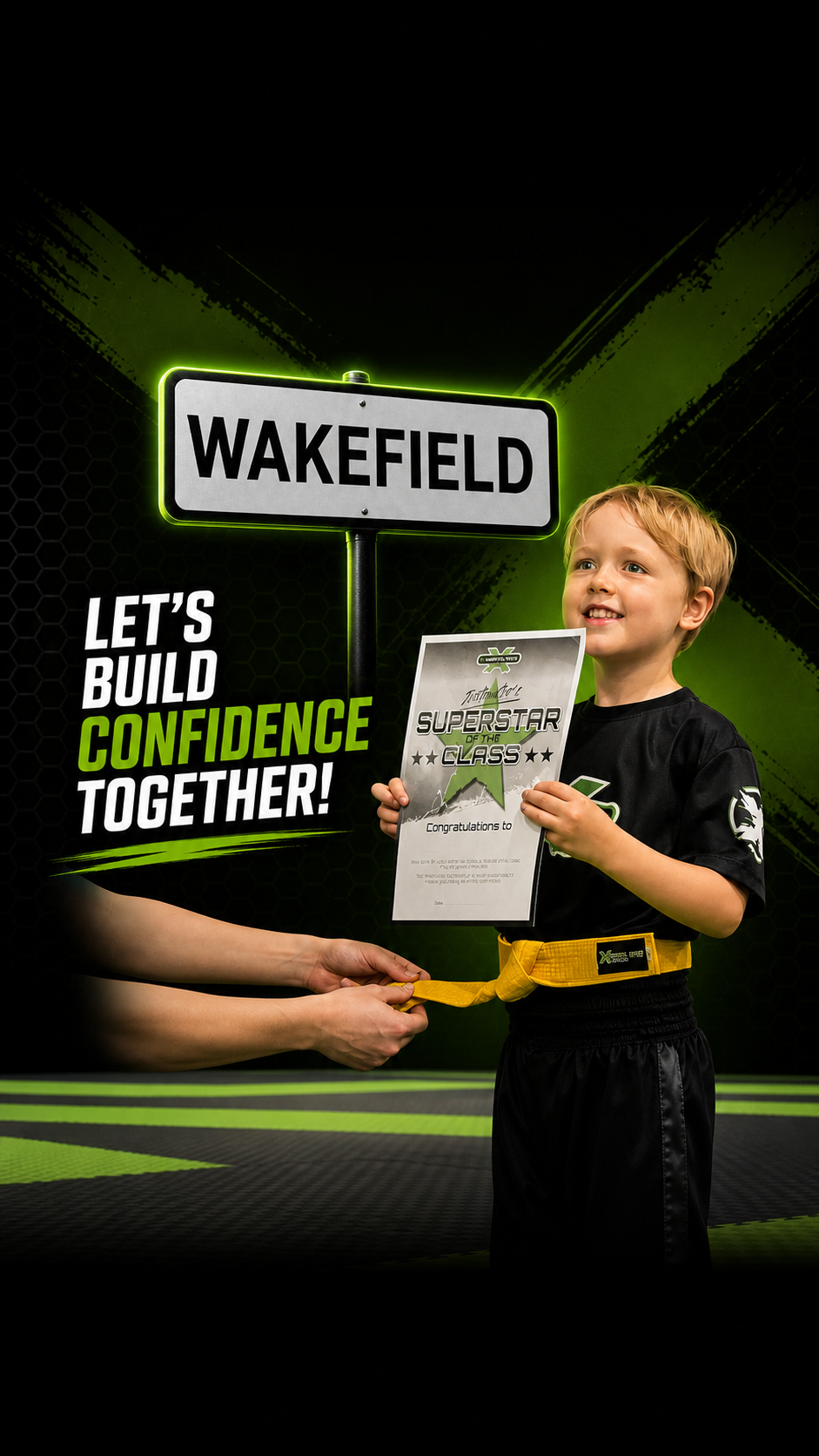 X Martial Arts Schools, Wakefield Facebook ad