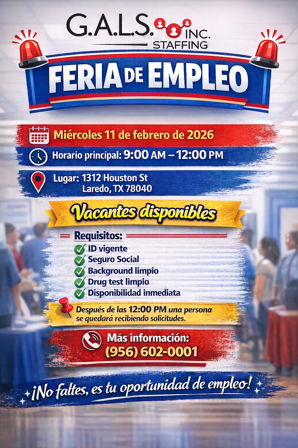 Gals Inc Staffing Agency Facebook ad: ¿BUSCAS TRABAJO? ESTA ES TU OPORTUNIDAD