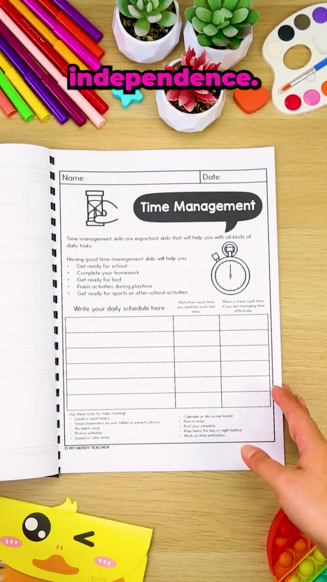 My Nerdy Teacher by Alina V Facebook ad: Give Your Students the Tools They Need for Everyday…