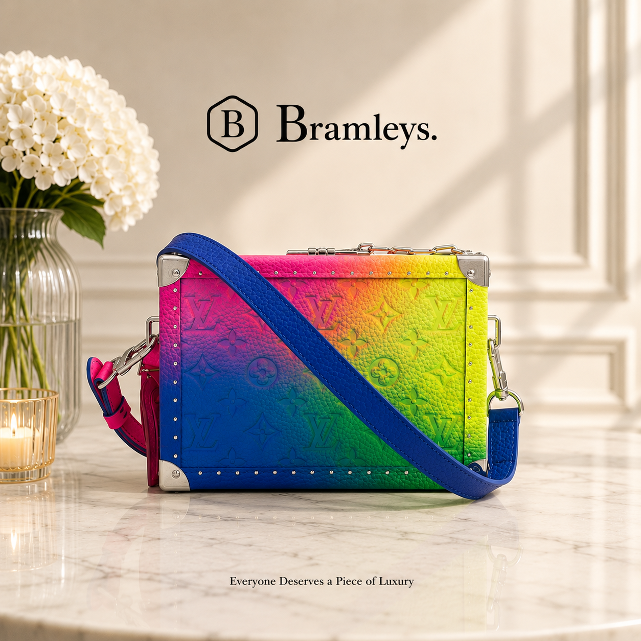 Bramleys Luxury Facebook ad: Pre-Owned Women's Handbags in Dubai.