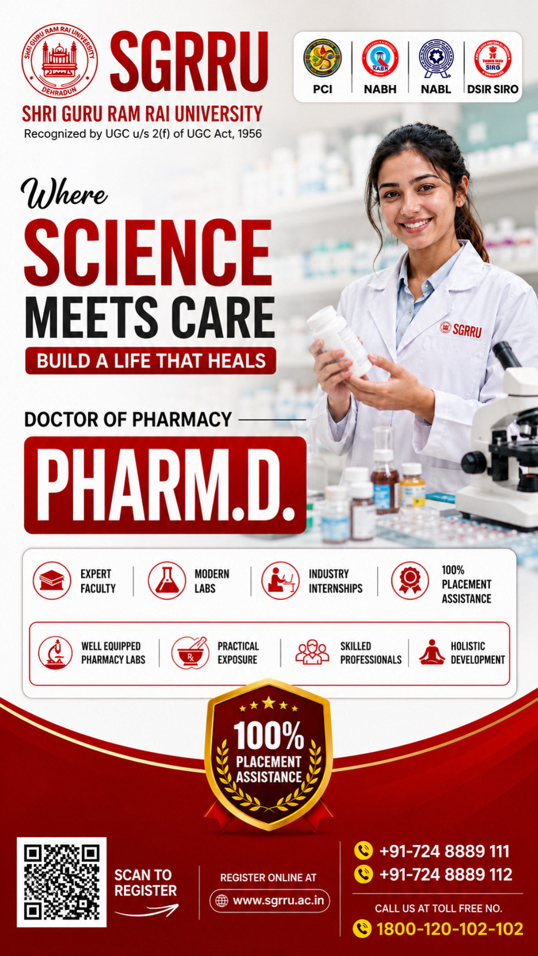 SGRR University Facebook ad