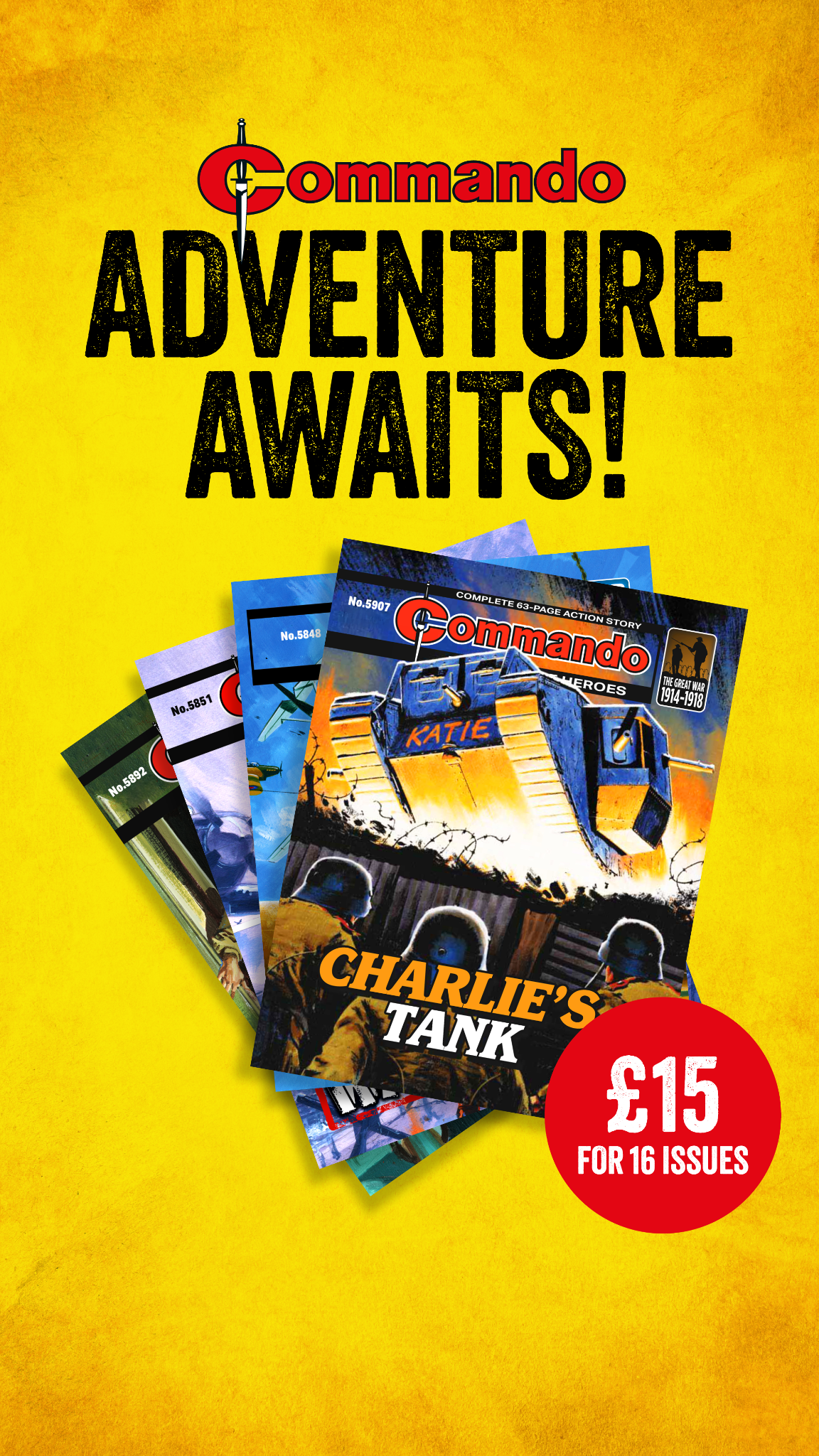Commando Comics Facebook ad from Jun 9, 2026