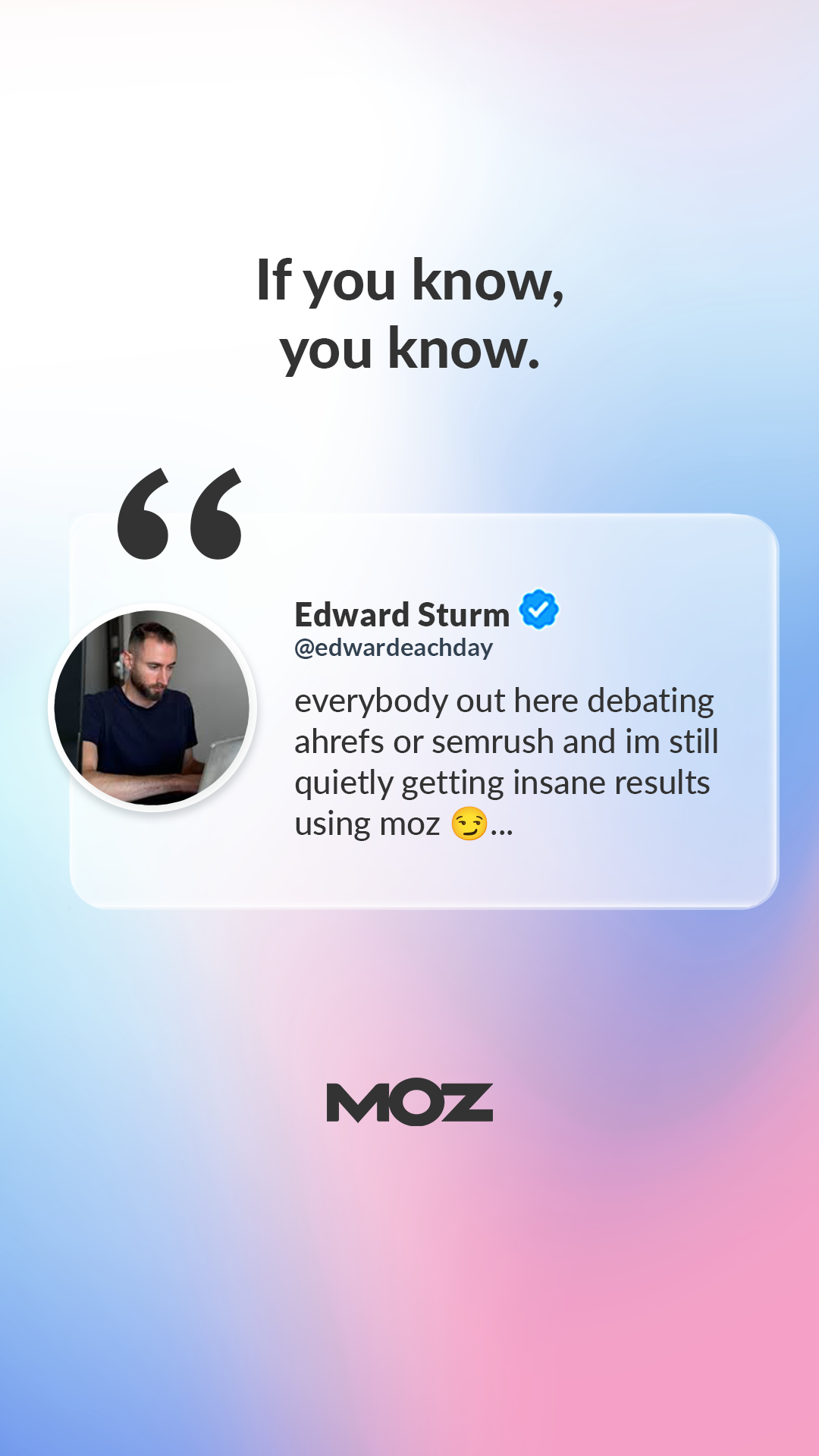 Moz Facebook ad