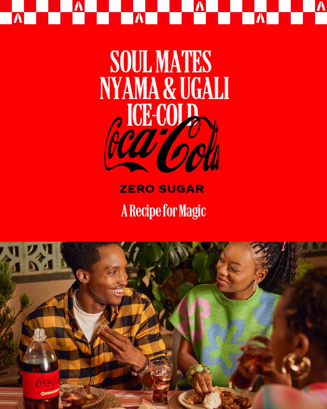 Coca-Cola Facebook ad: Coke with Meals - Recipe for Magic