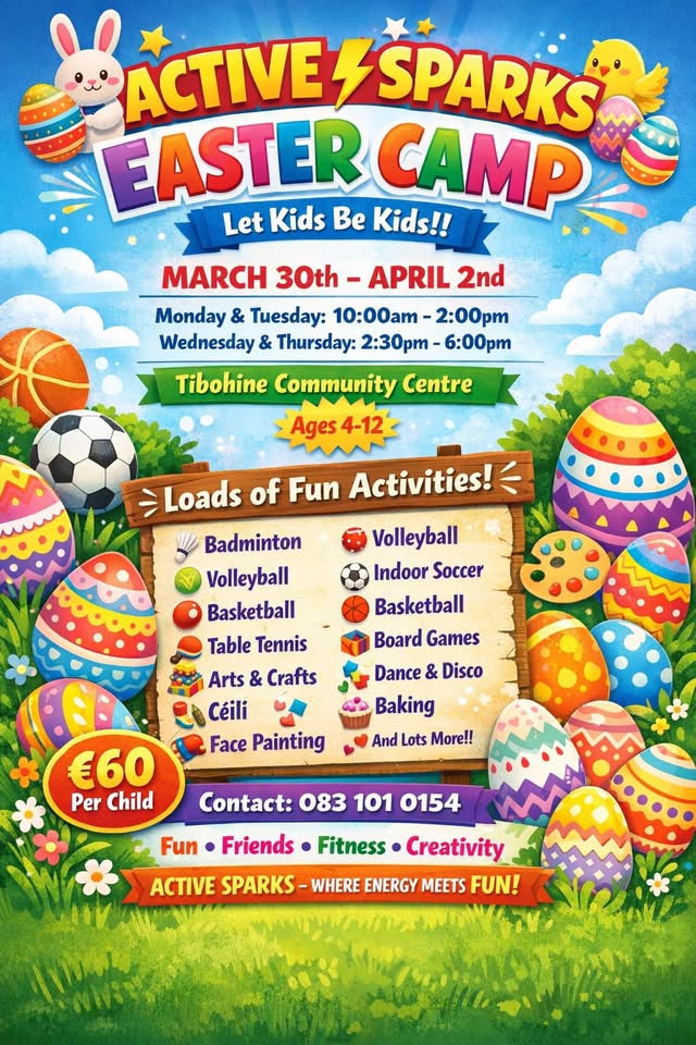Active Sparks Facebook ad: Active Sparks is a camp for children to…