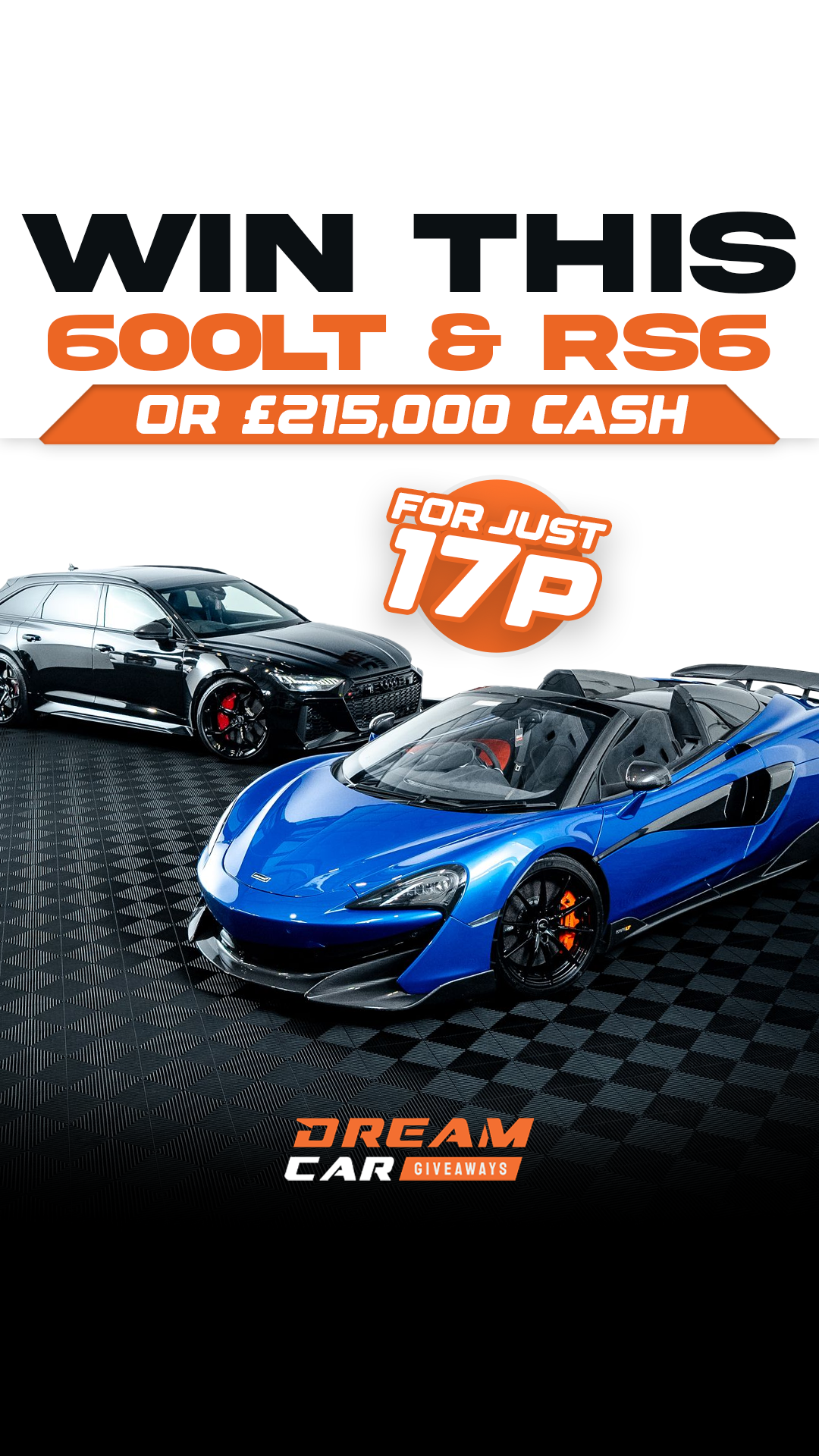 Dream Car Giveaways Facebook ad