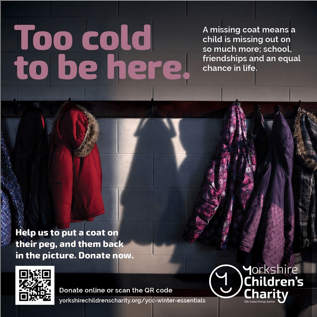 Yorkshire Life Magazine Facebook ad: Keep Yorkshire Children Warm