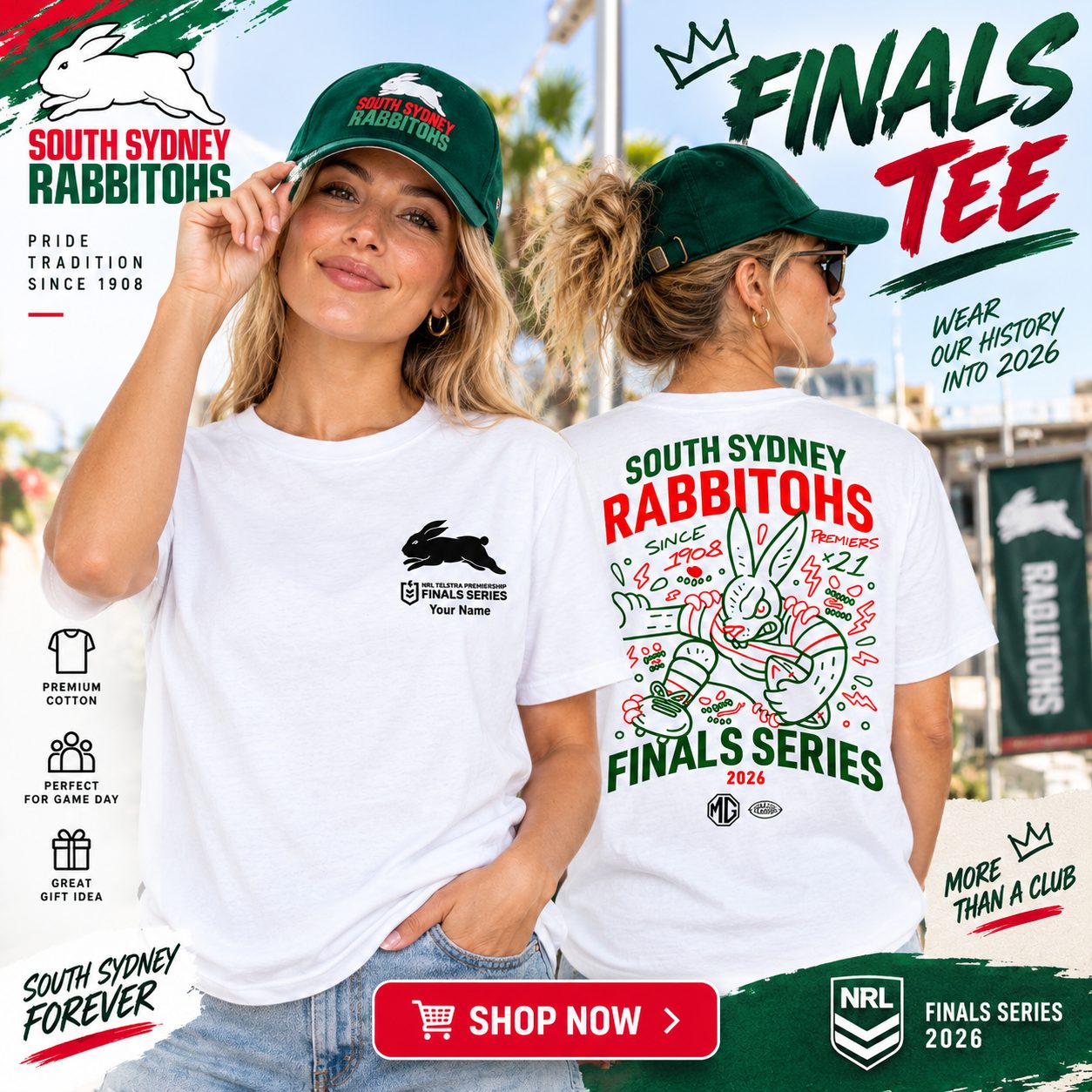 NRL Rabbitohs Gifts Facebook ad: LIMITED ORDER OFFER