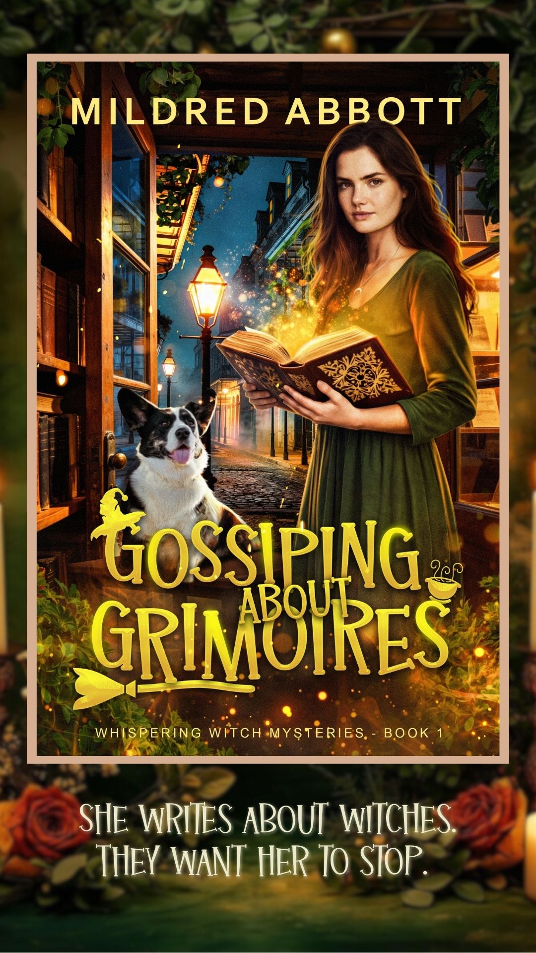 Mildred Abbott's Cozy Mysteries Facebook ad