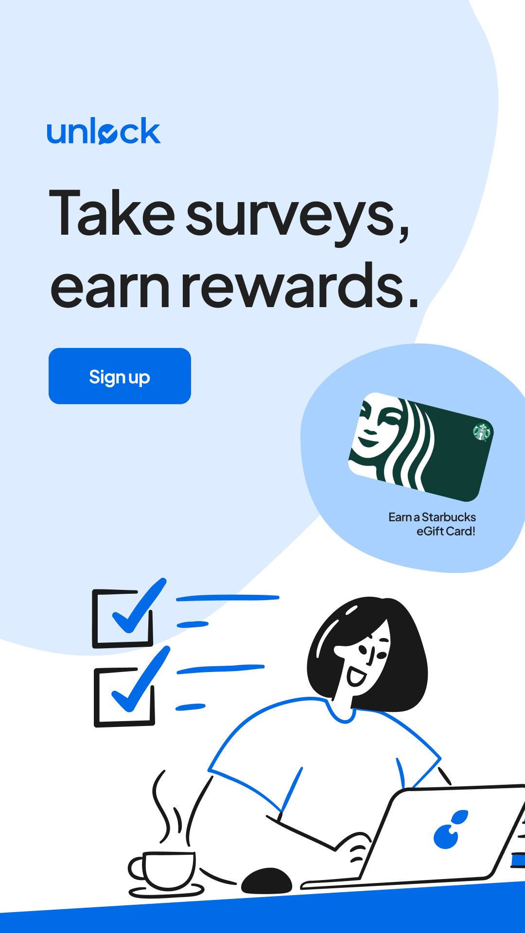 Unlock Surveys America Facebook ad