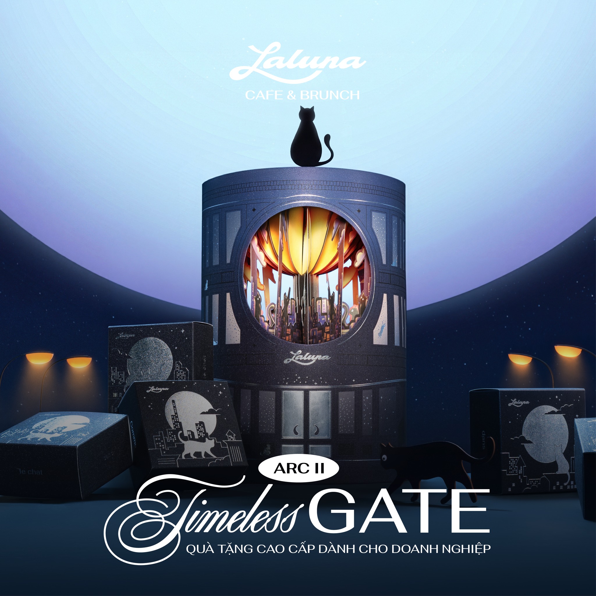 Laluna Cafe & Brunch Facebook ad: TIMELESS GATE ARC II 2026 | QUÀ TẶNG…