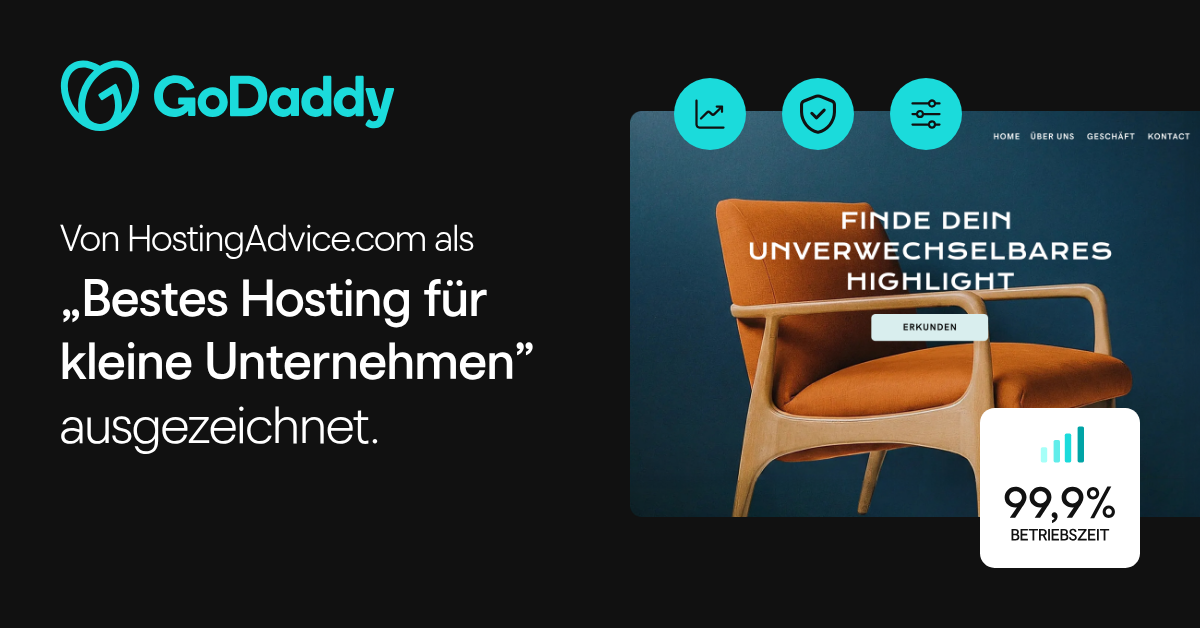 GoDaddy Deutschland Facebook ad