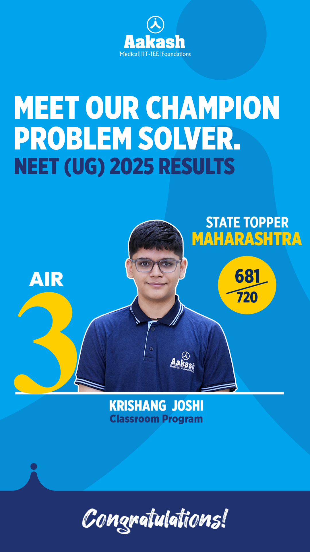 Aakash Educational Services Limited Facebook ad