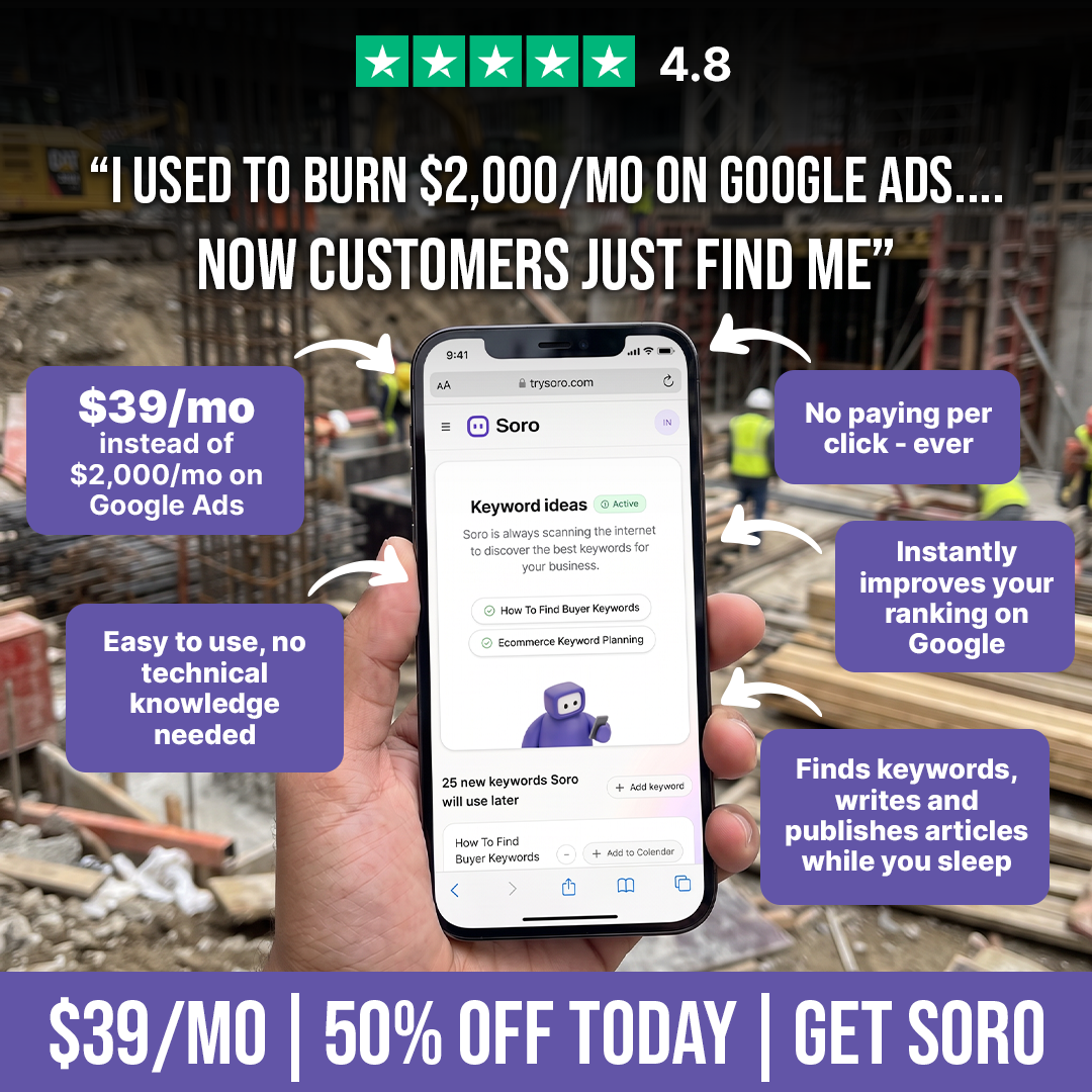Soro SEO Facebook ad