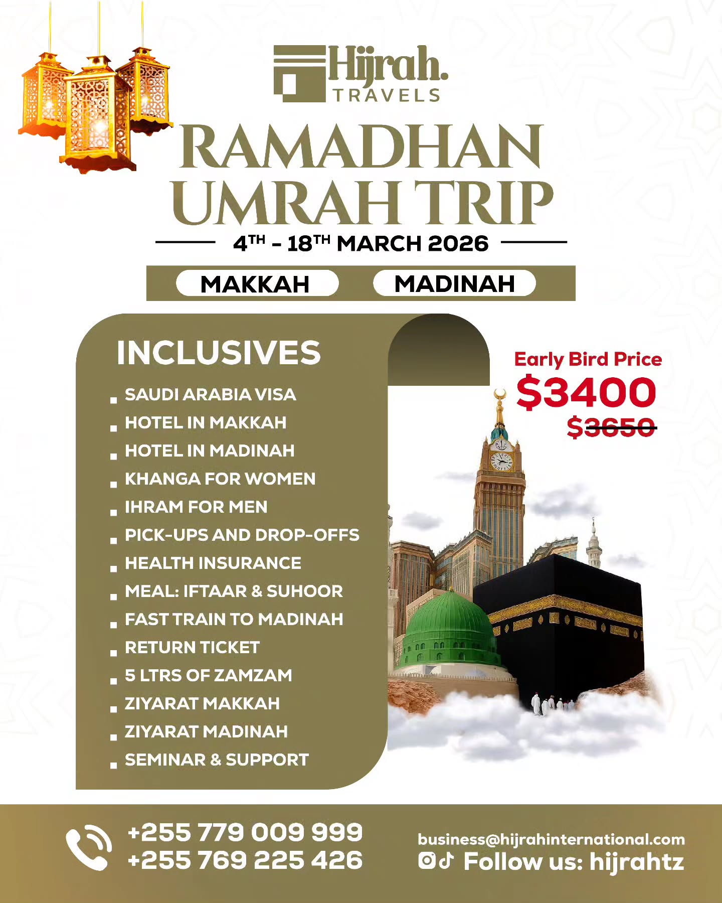 Hijrah travels Facebook ad: Experience the Spiritual Journey of a Lifetime this…