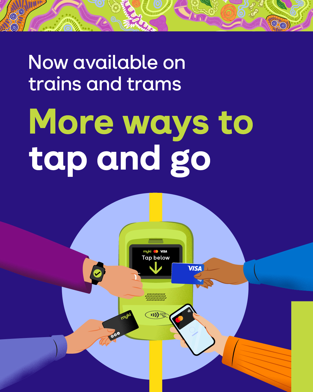 Transport Victoria Facebook ad: The wait is over, there are now more…