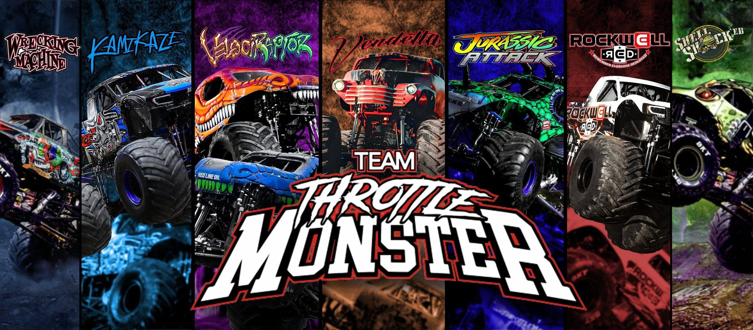 Team Throttle Monster Facebook ad: Team Throttle Monster Truck Tour Tremonton, Utah
