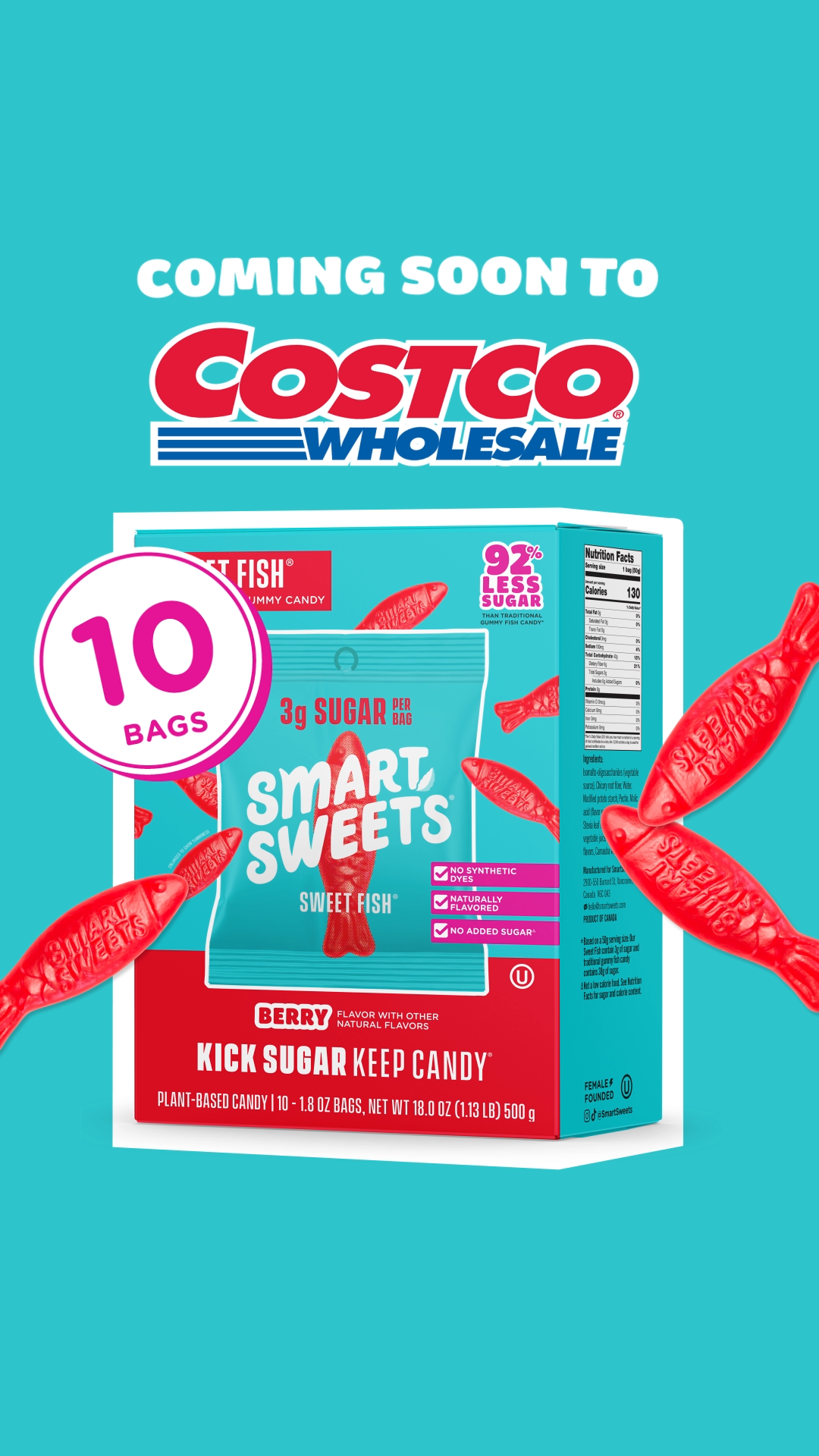 SmartSweets Facebook ad